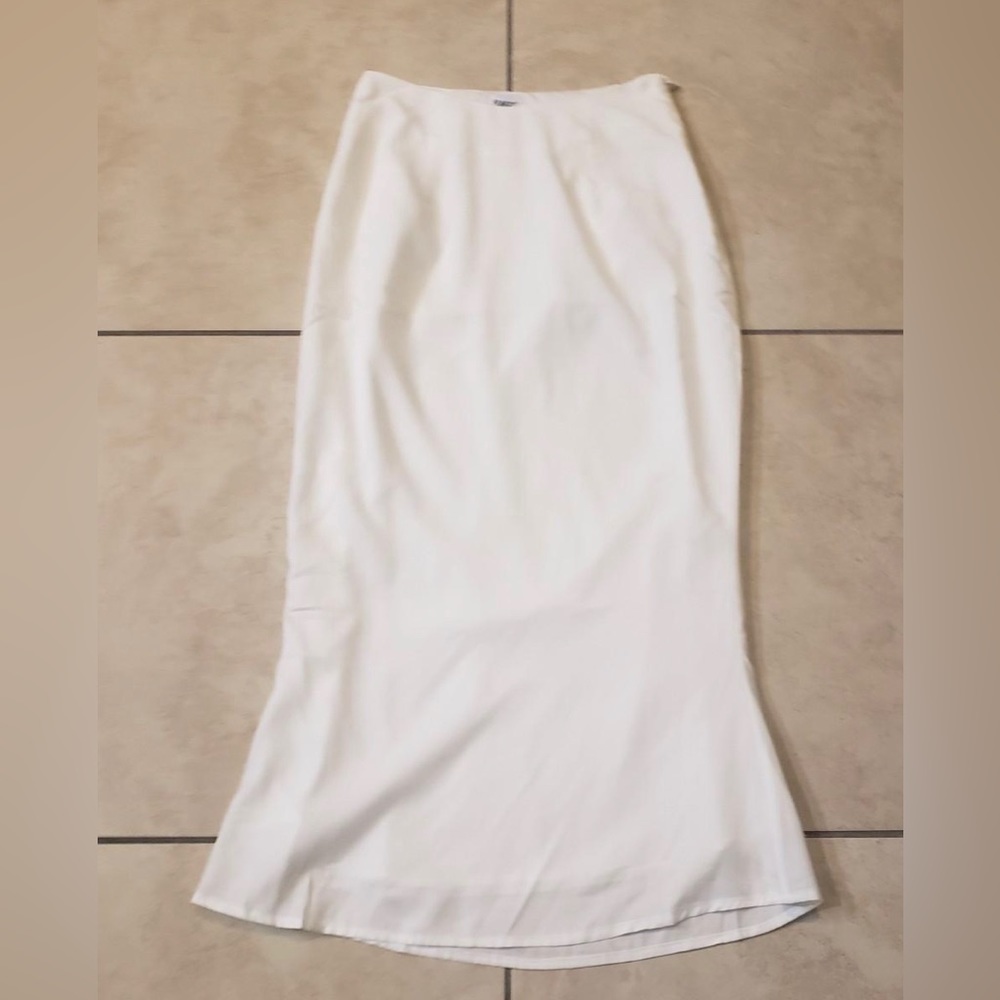 White princess Polly midi skirt